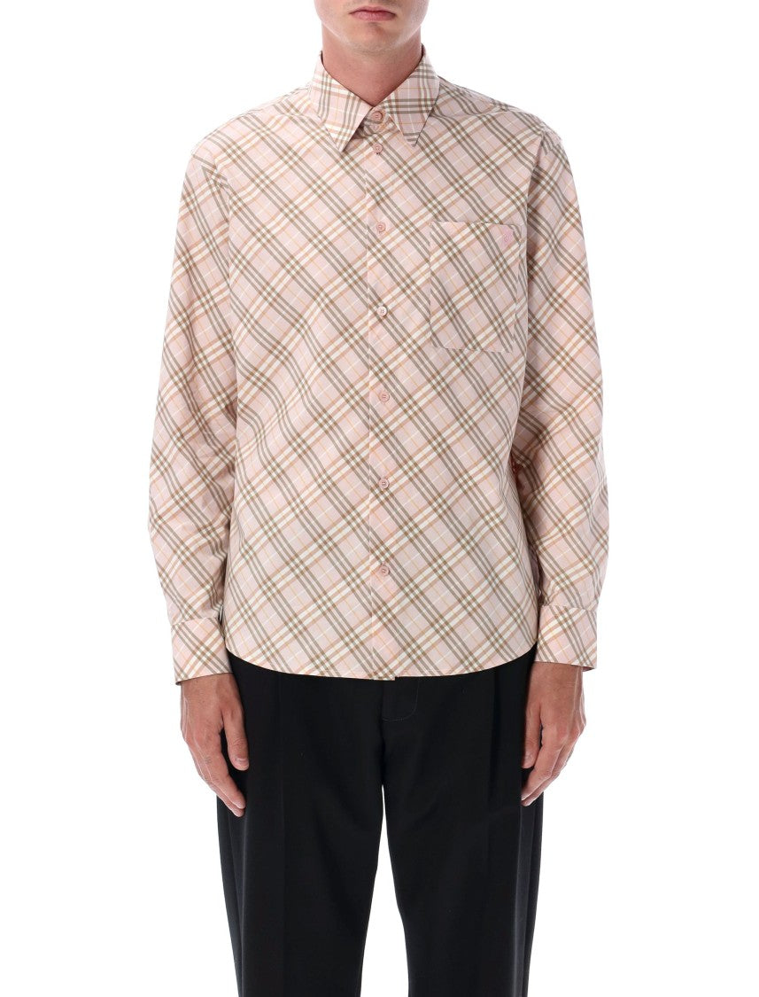 Burberry Long-Sleeve Plaid Button-Up Shirt