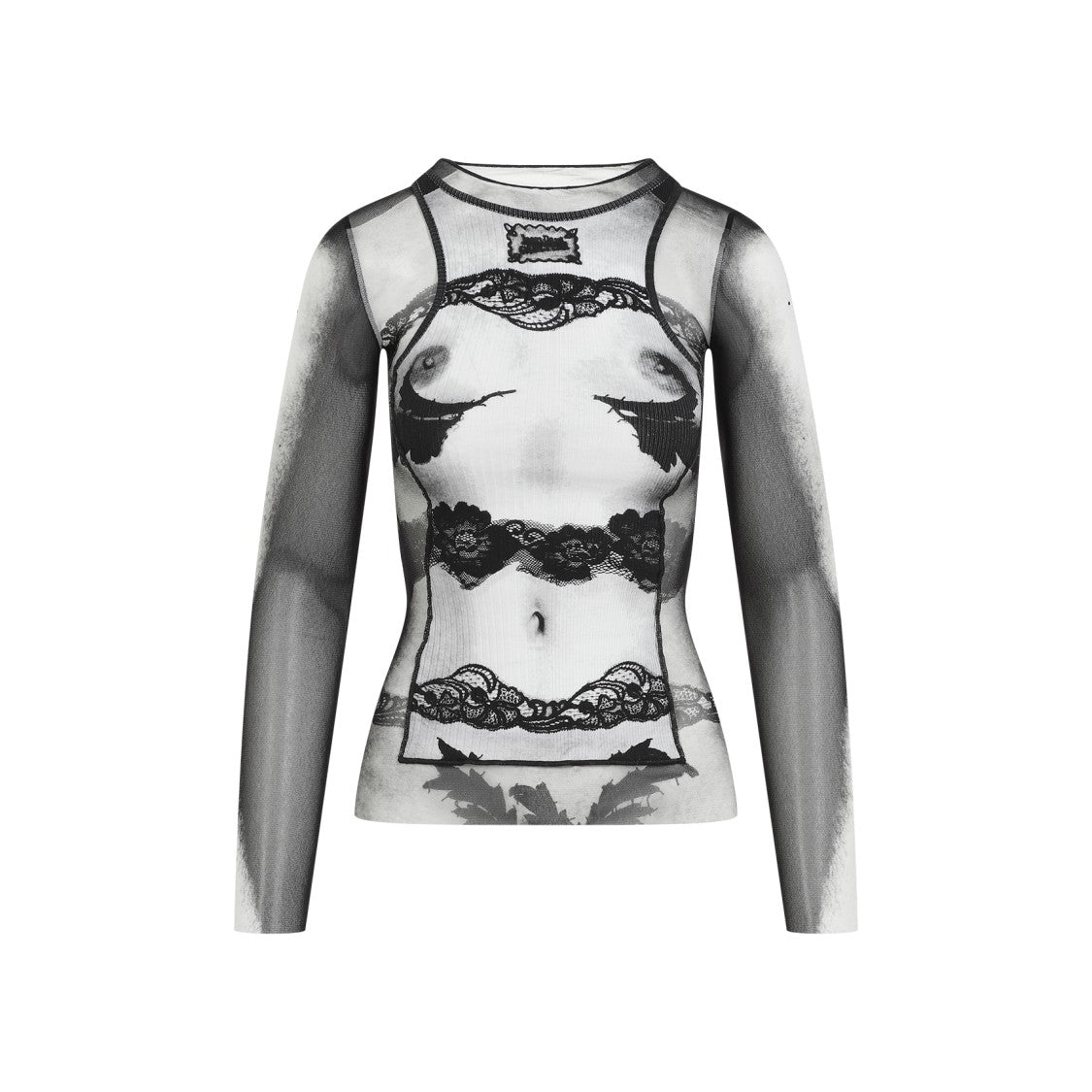 Jean Paul Gaultier "Body Lace Mariniere" Top