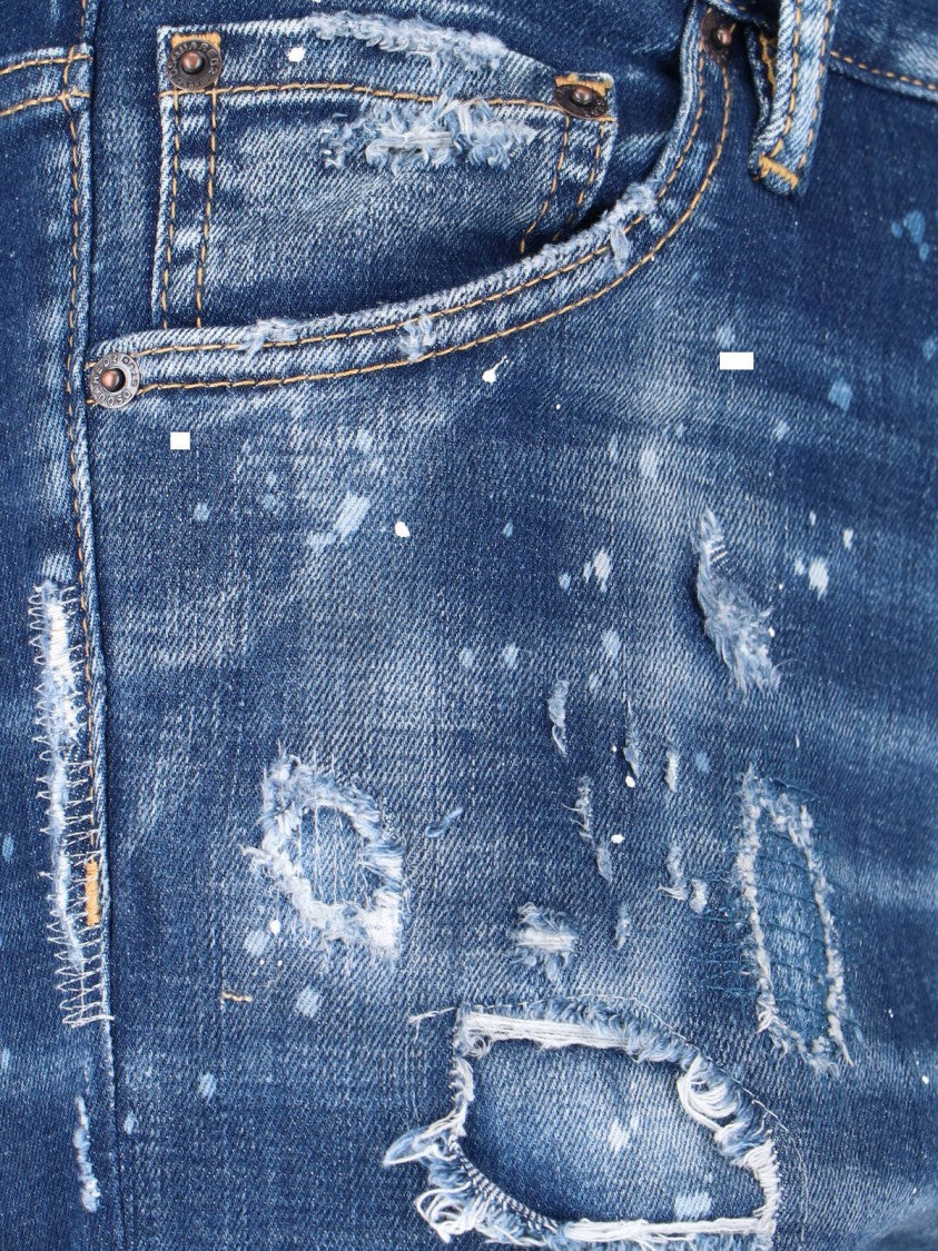 Dsquared2 "Cool Guy" Straight Jeans Blue Denim