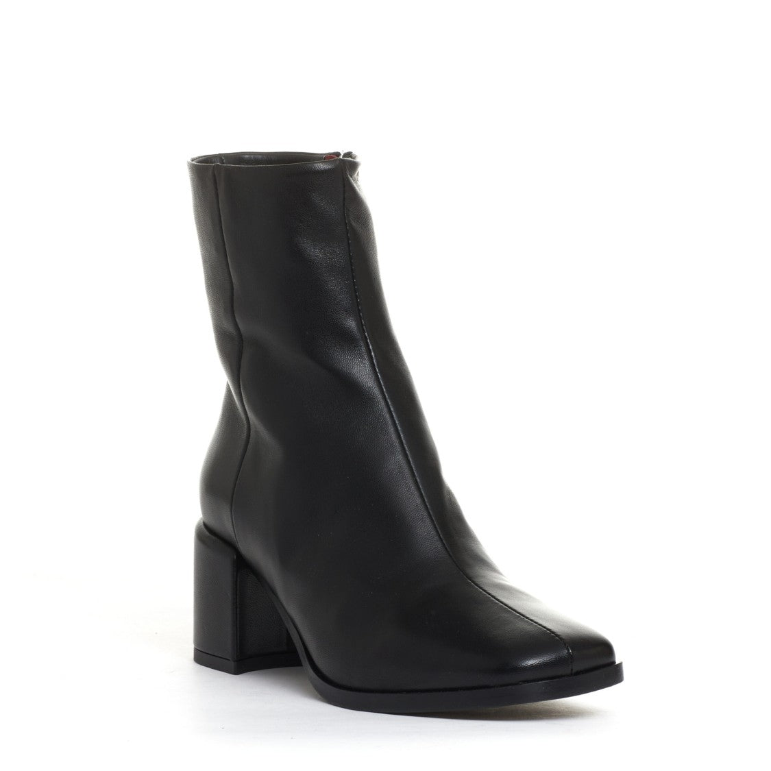 Halmanera Stivaletto Pelle Nera Tacco 60 Mm
