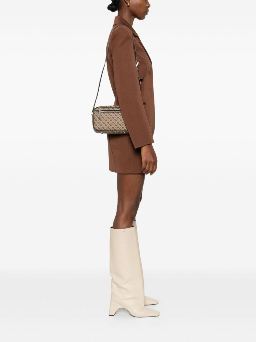 Gherardini Rectangular Geometric Patterned Shoulder Bag