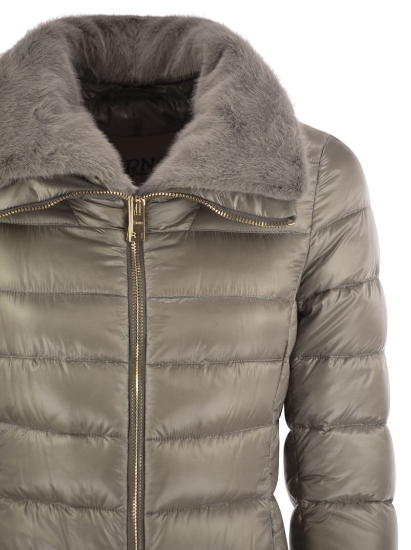 Herno Elisa - Long Down Jacket In Ultralight Nylon
