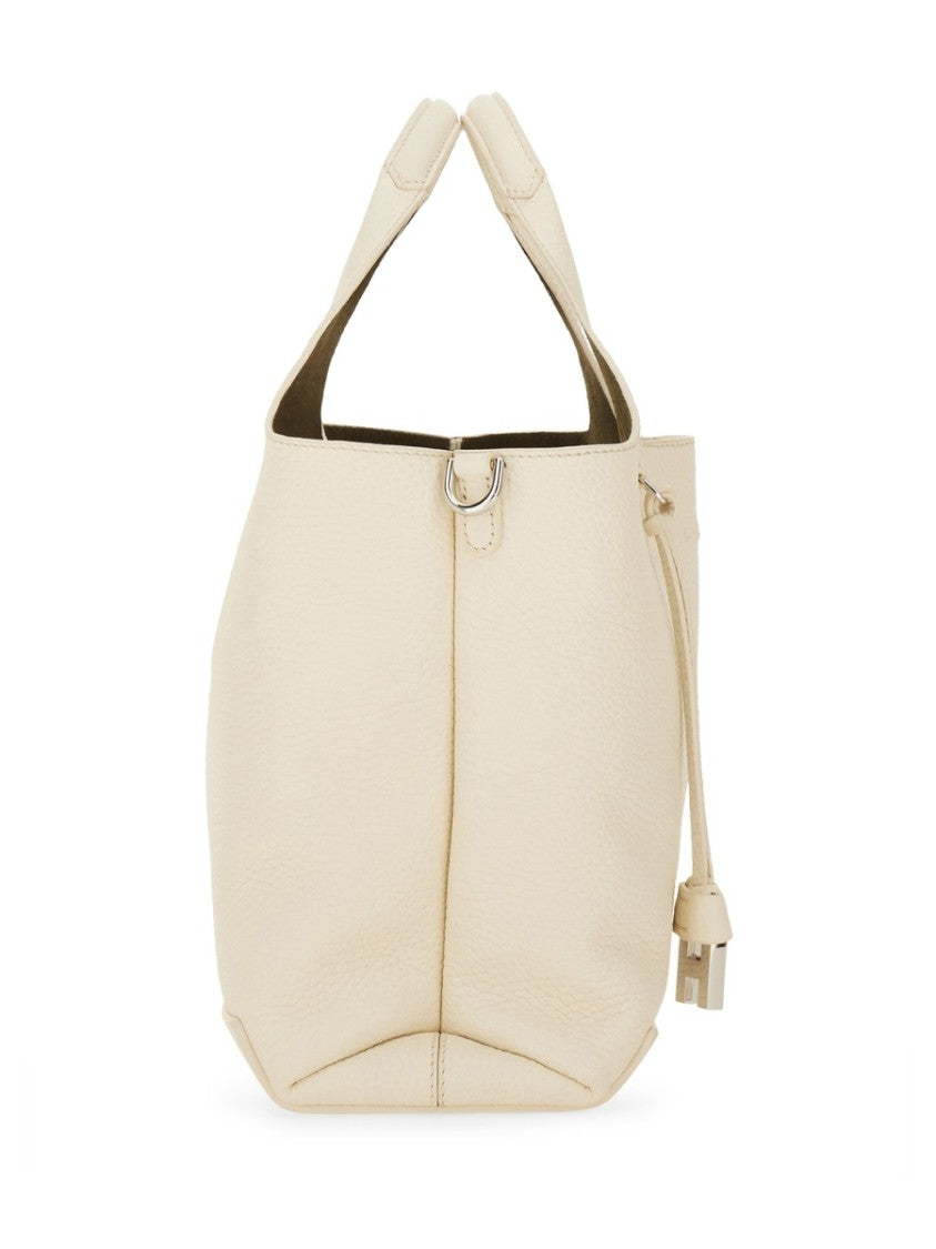 Hogan Structured Crossbody Shopping Bag With Textured Finish