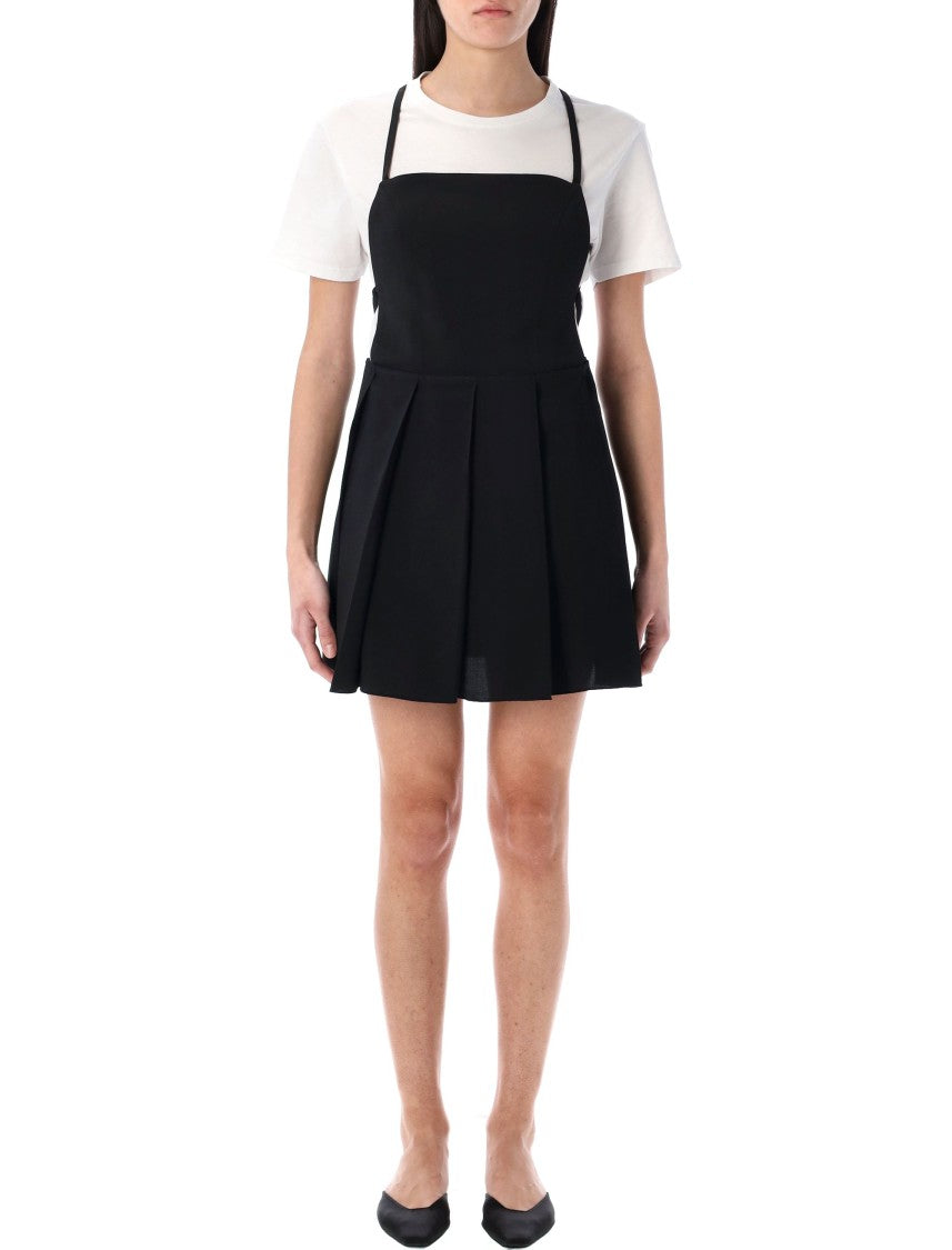 Low Classic Pleated Mini Dress