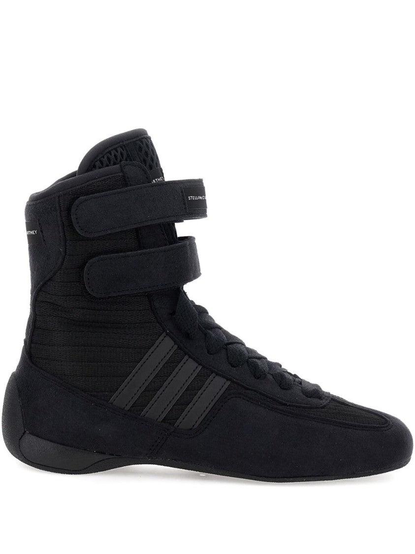 Stella Mccartney High-Top Sneakers In Black With Silhouette