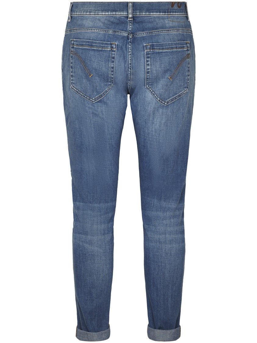 Dondup Straight-Fit Blue Denim Trousers