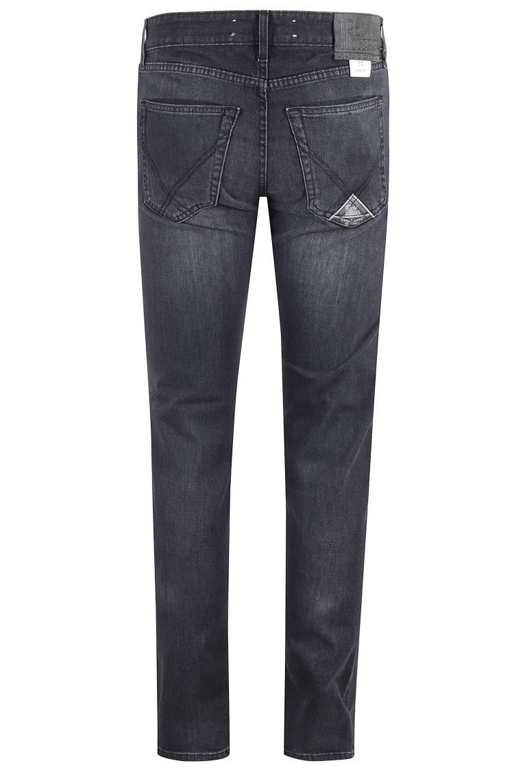 Roy Rogers Slim Fit Dark Wash Jeans With Five Pockets