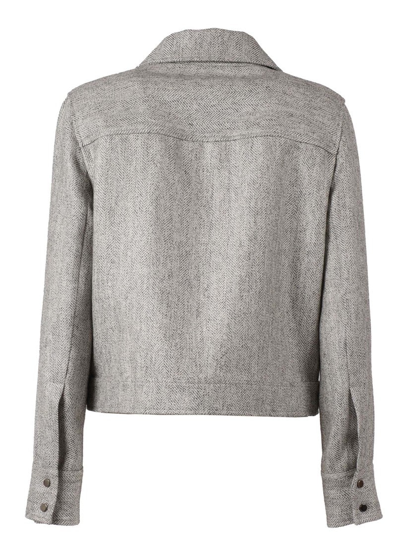 Antonelli Tailored White Jacket With Structured Fit And Minimalist Design