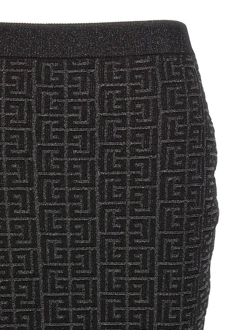 Balmain Monogram' Skirt