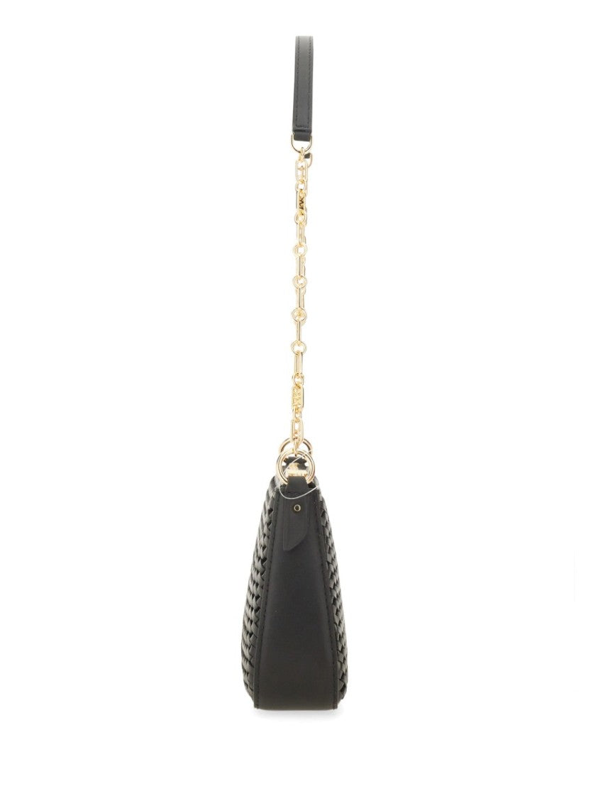 Michael Michael Kors Empire Pouch With Textured Design And Detachable Chain Strap