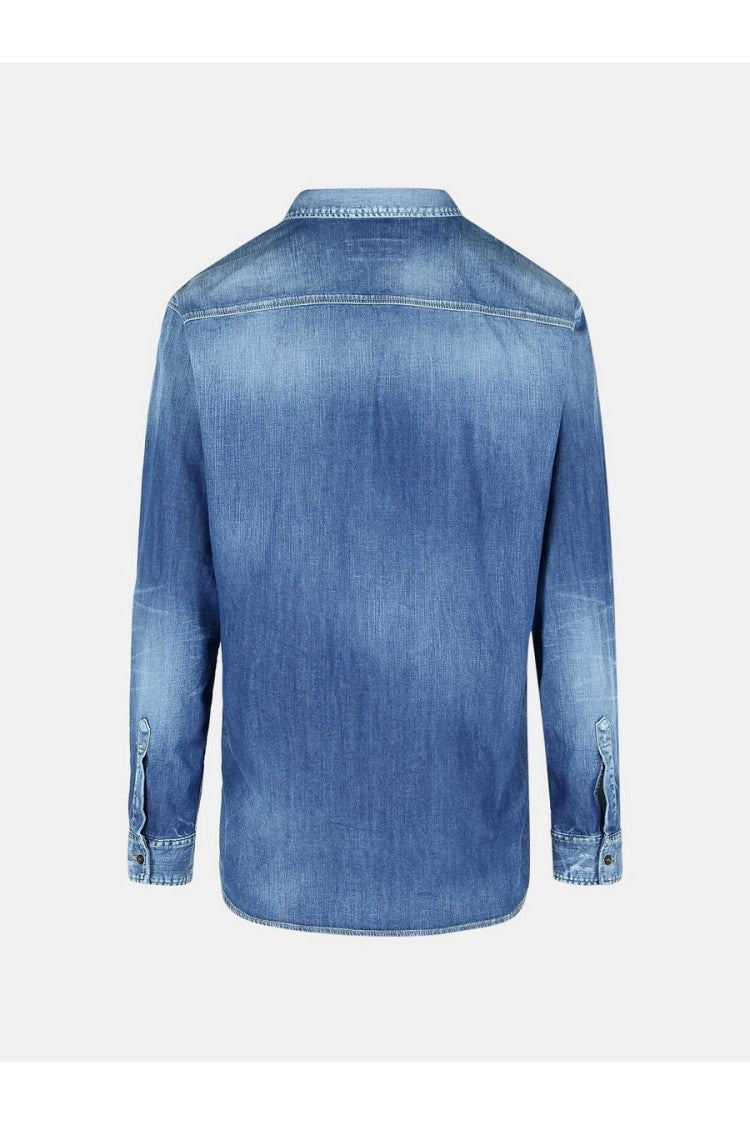 Dsquared2 Classic Fitted Denim Shirt