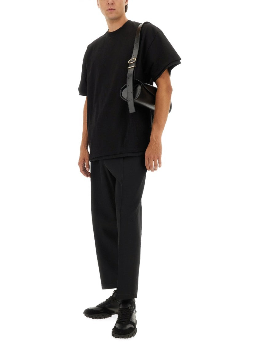 Jil Sander Tapered Pants In Italian Wool