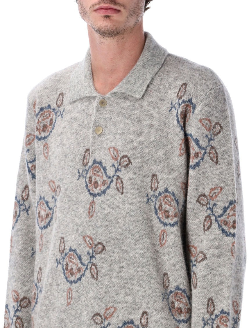 Corridor Fitted Polo Sweater With Traditional Collar