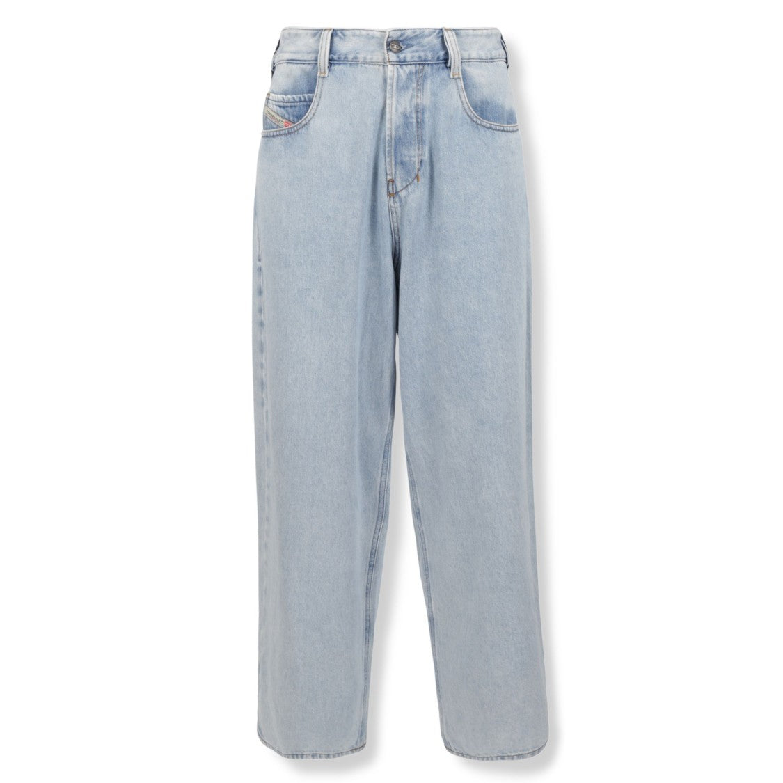 Diesel Classic Straight-Leg Jeans With Vintage Fade
