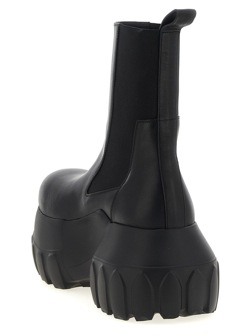 Rick Owens 'Beatle Mega Tractor' Ankle Boots