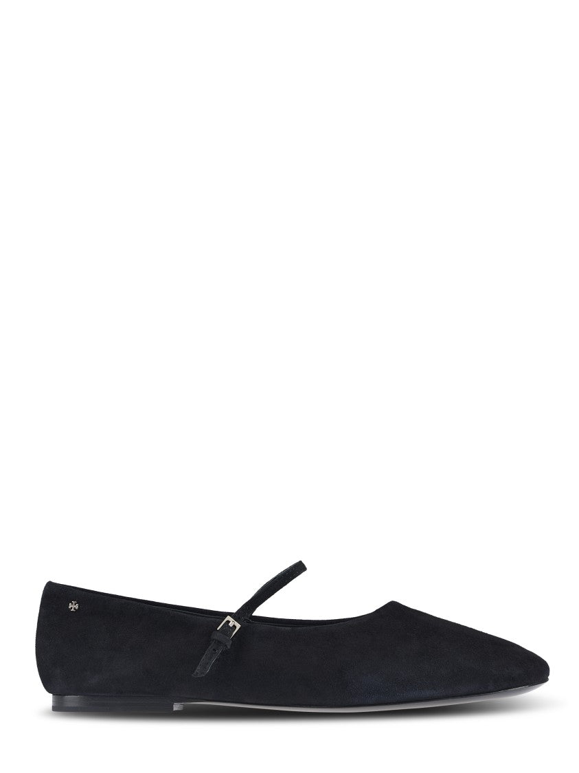 Tory Burch Mary Jane Ballet Flat Shoes With Pointed Toe