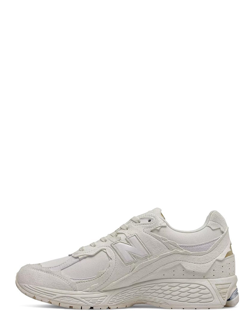 New Balance Low-Profile Beige Suede And Textile Sneakers