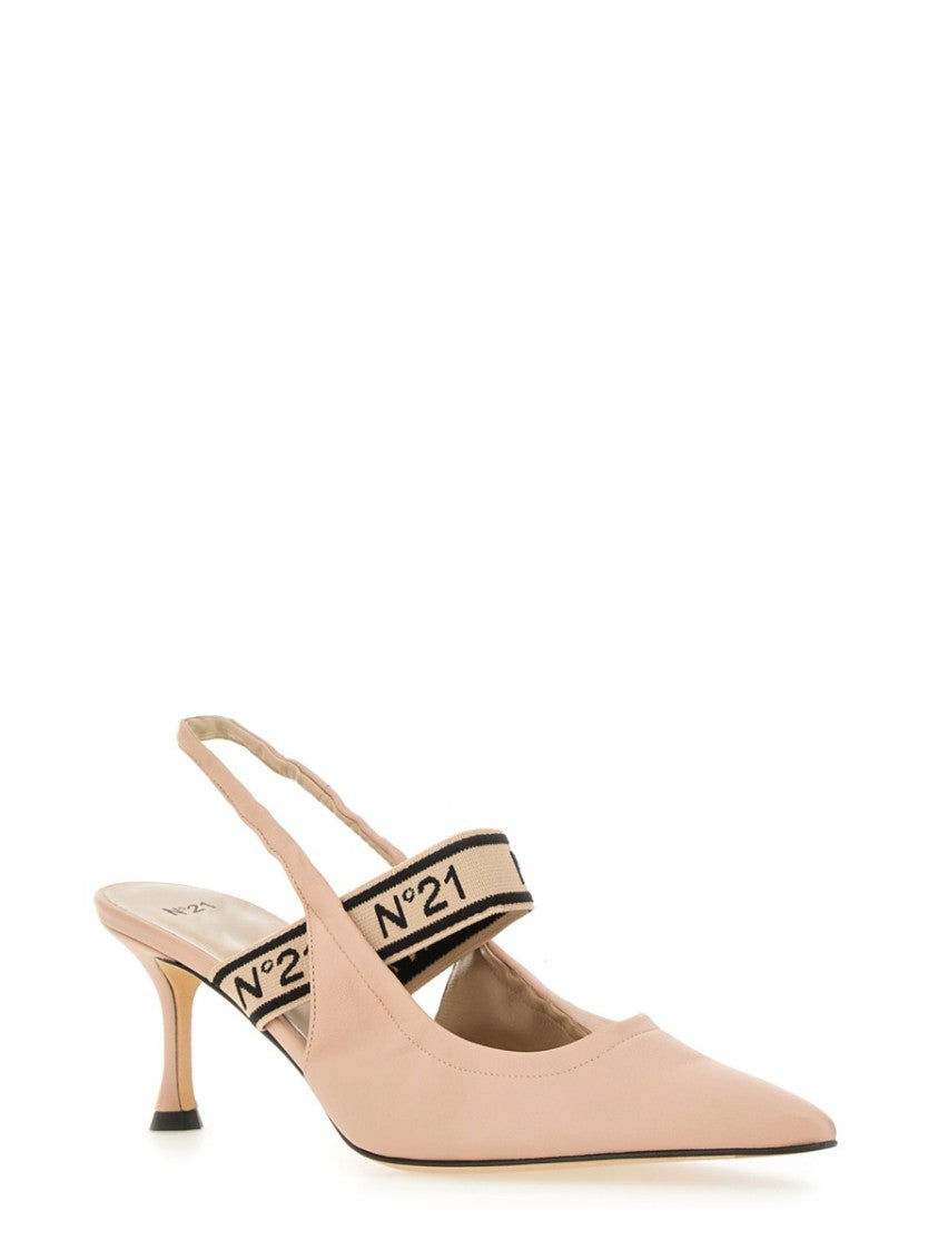 N°21 Pointed Toe Slingback Shoes