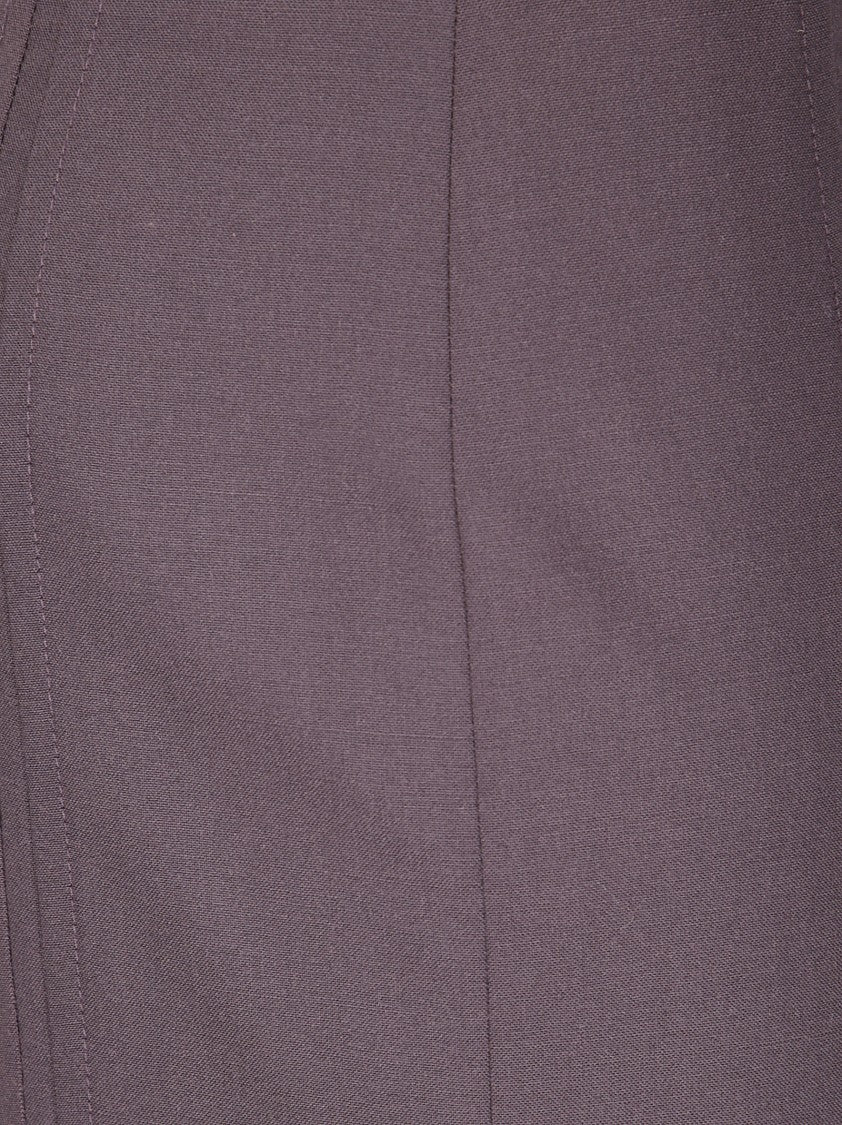 Mm6 By Maison Margiela High-Waisted Pencil Skirt With Side Zipper