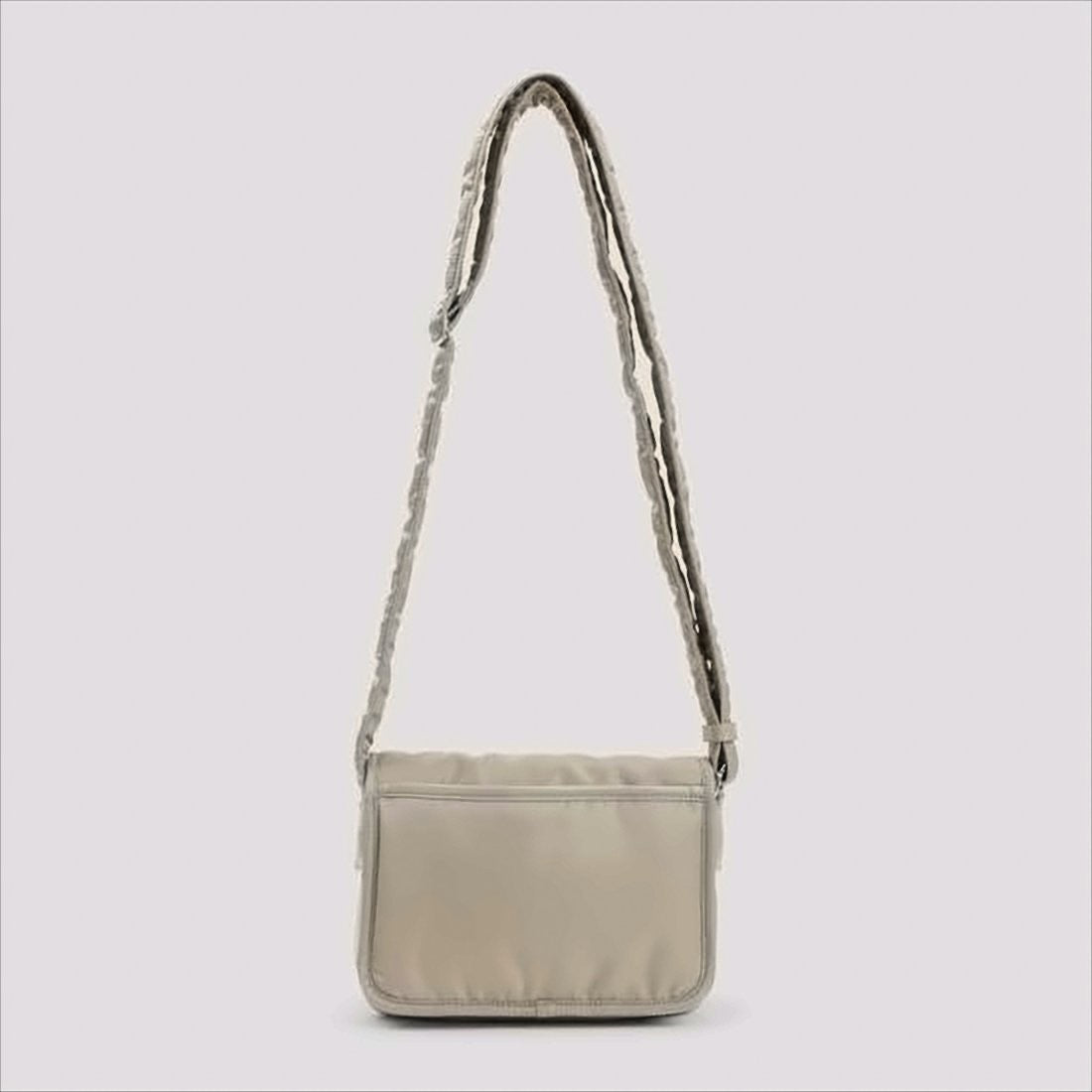 Saint Laurent Compact Nylon Crossbody Bag With Structured Design