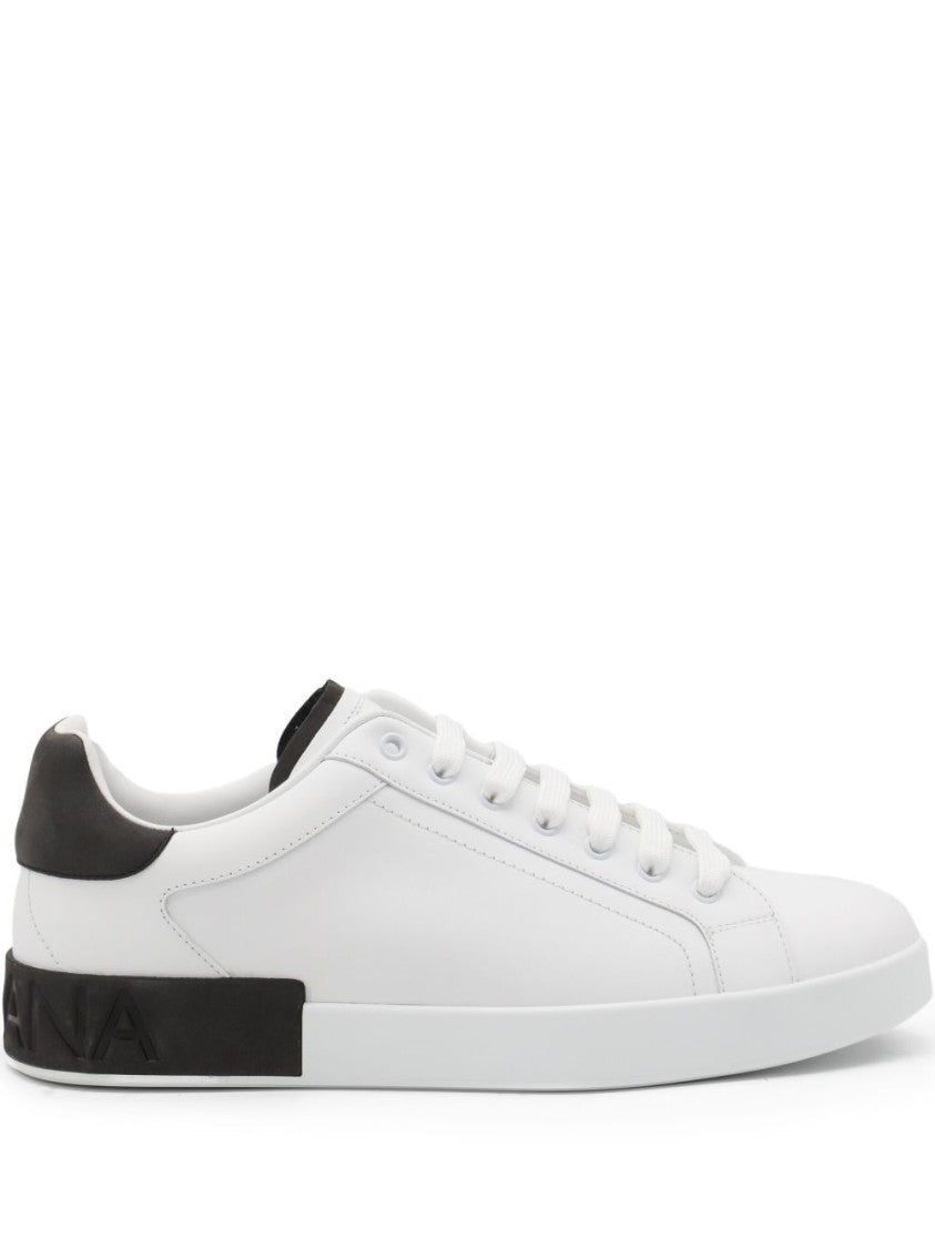 Dolce & Gabbana Portofino Sneakers With Contrasting Black Details
