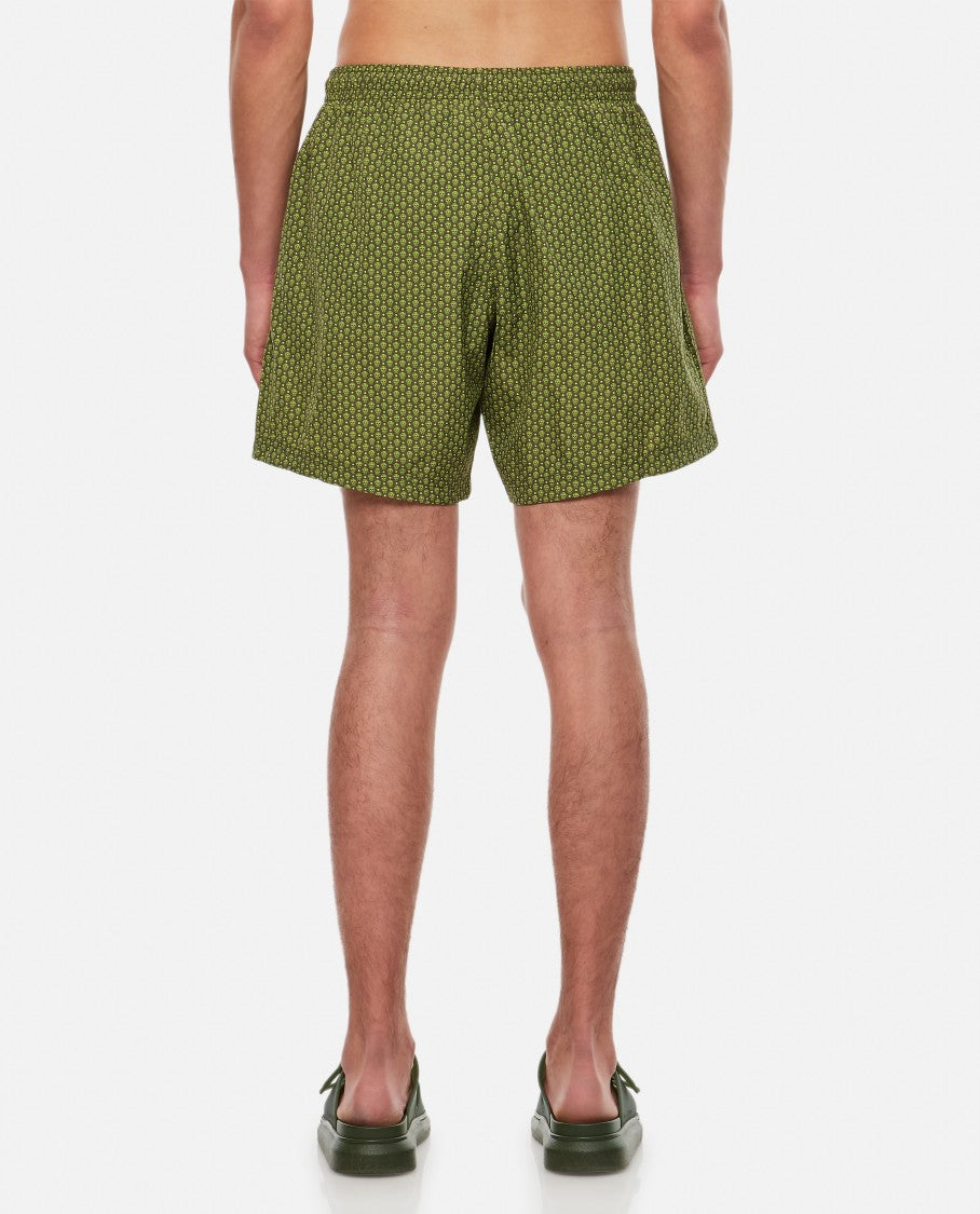 Alexander Mcqueen Dots Skull Swimshorts