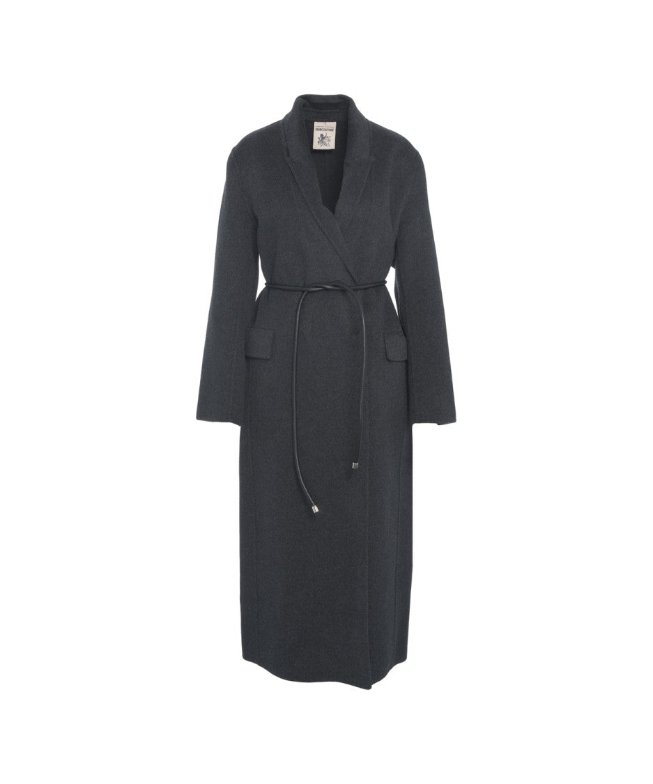 Semi Couture Coat With Belt