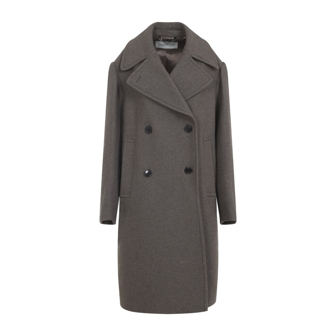 Dries Van Noten Wool Blend Coat – Nude, Neutral