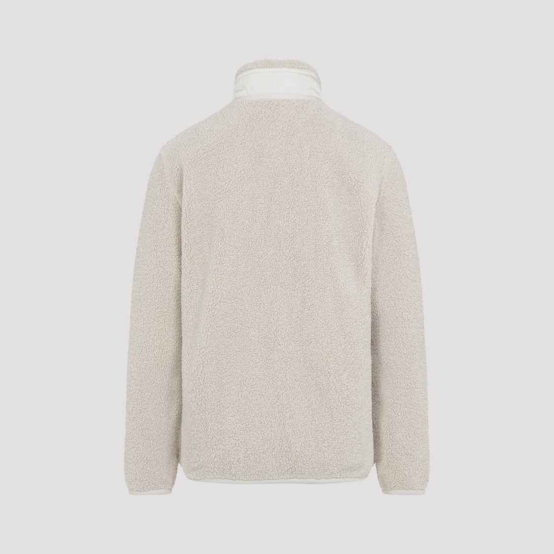 Moncler Zip Up Light Beige Polyamide Jacket