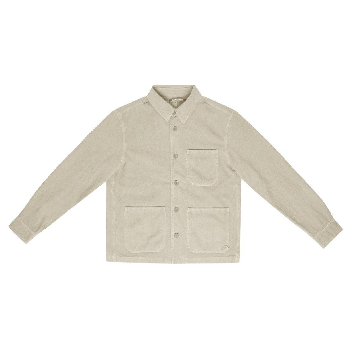 Bepositive Distressed Canvas Painter Jacket With Embroidered Detail