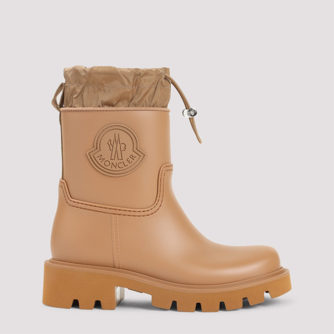 Moncler Ankle-Length Waterproof Boots With Drawstring Closure