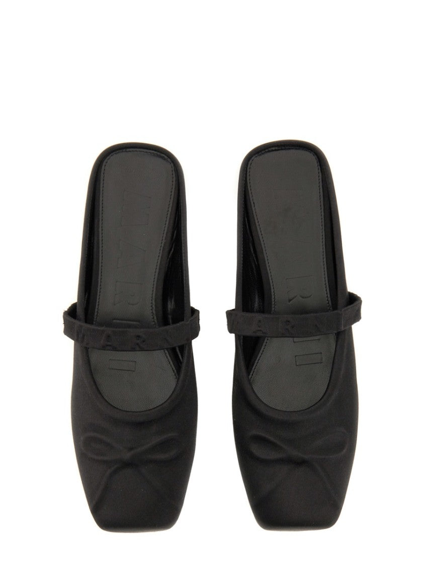 Marni "Little Bow Ballerina Sabot