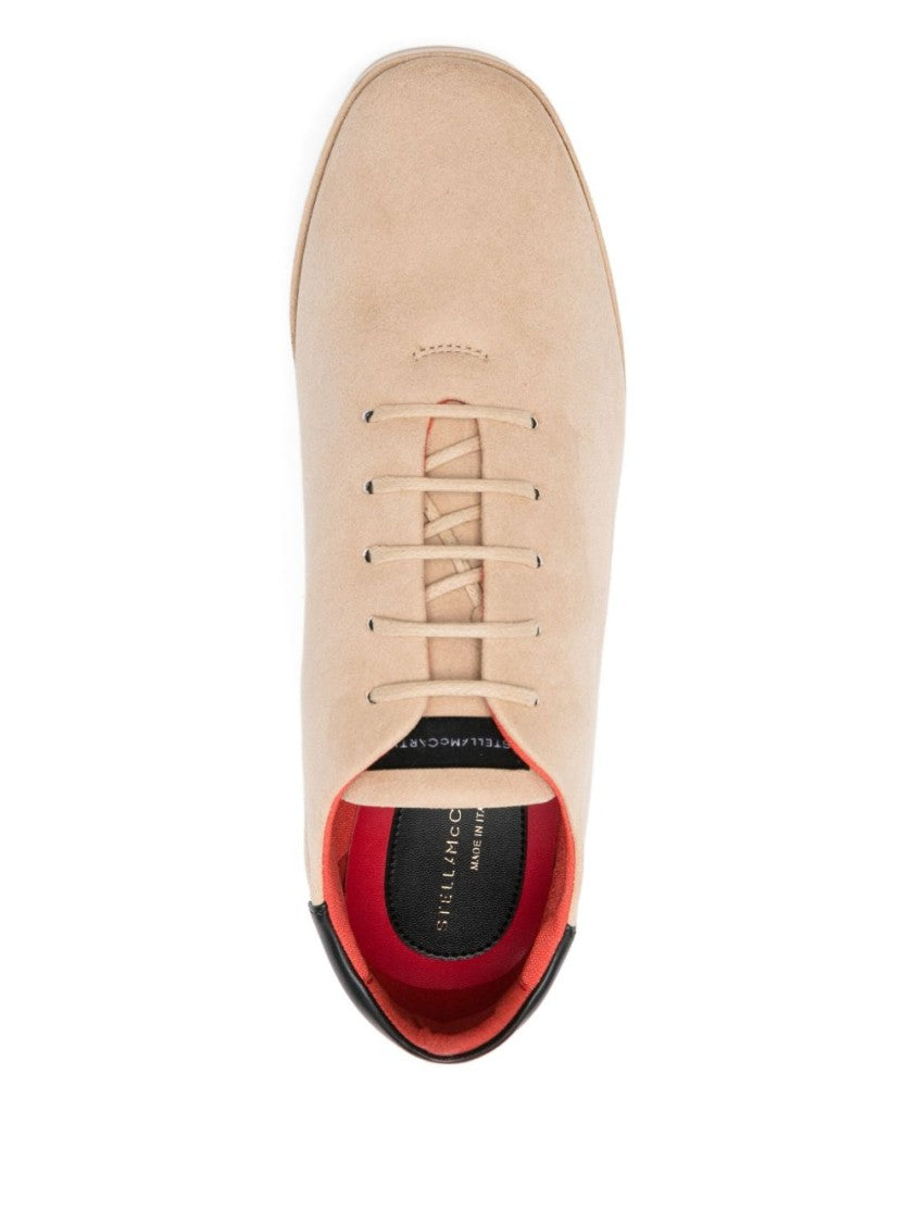 Stella Mccartney Beige Sneakers With Platform Sole