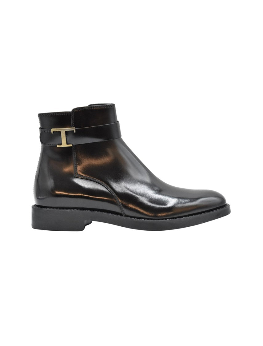 Tod's Black Lace Boots