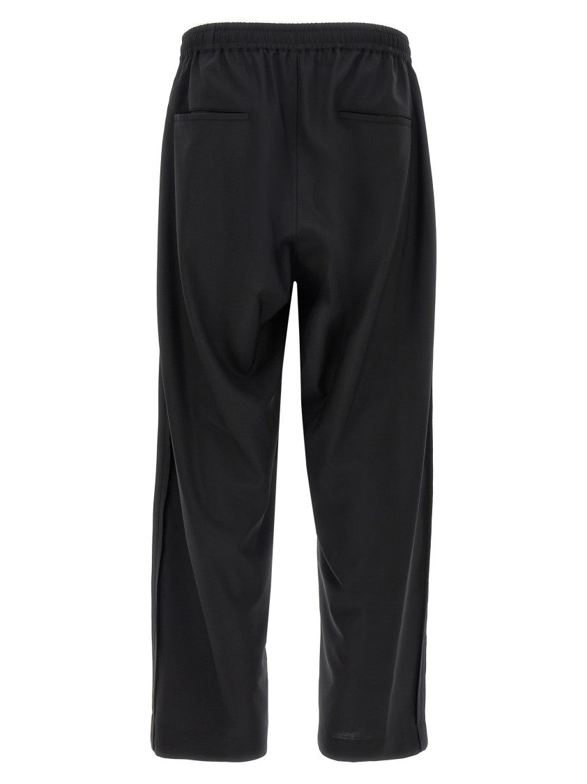 Undercover Wide Leg Pants With Beaded Embroidery
