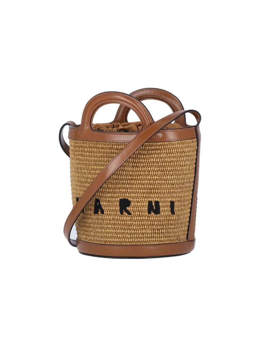 Marni Small 'Tropicalia' Bucket Bag – Brown