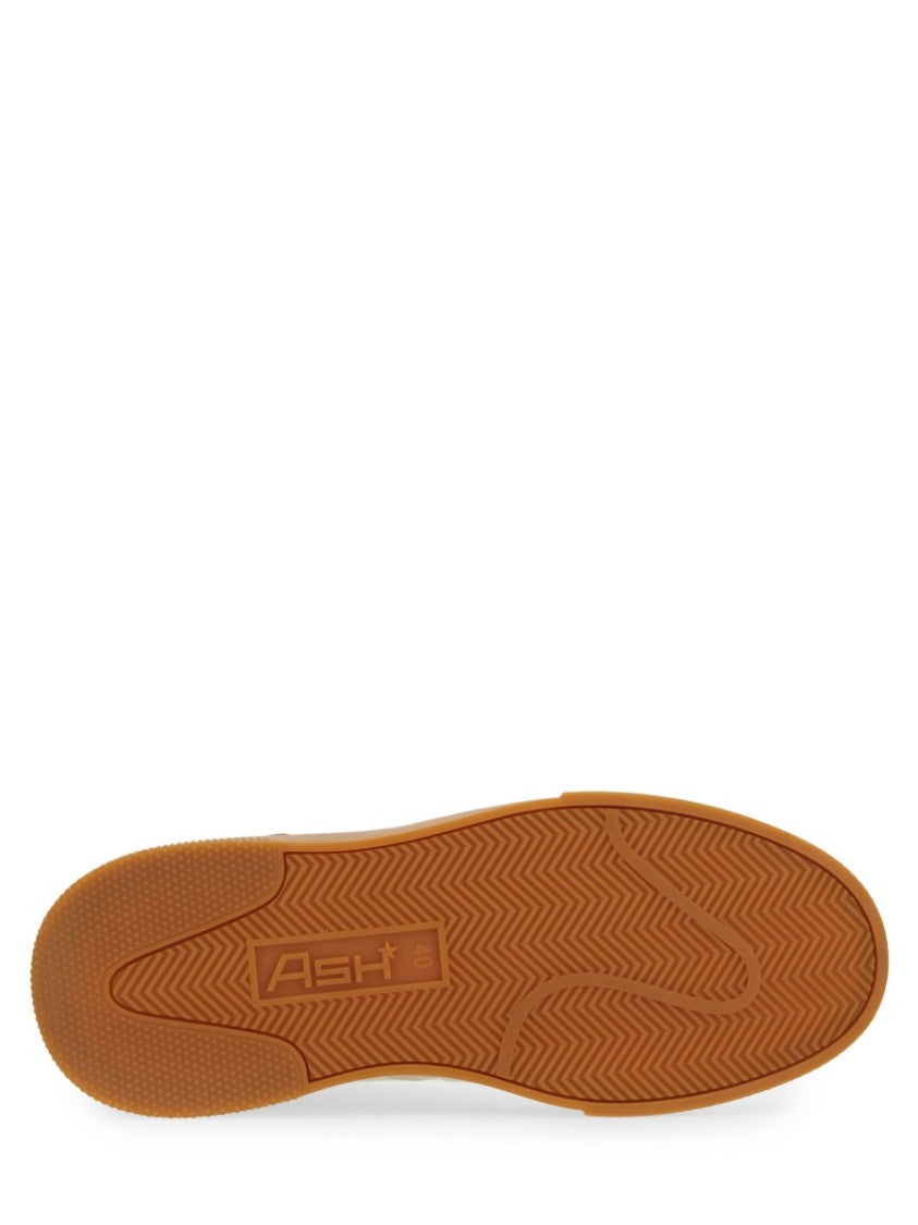Ash Calf Leather Sneakers With Woven Laces