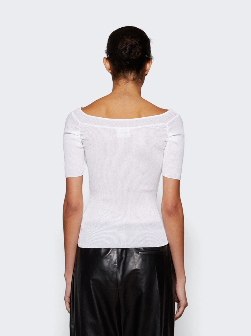 Khaite Nadine Top Optic White