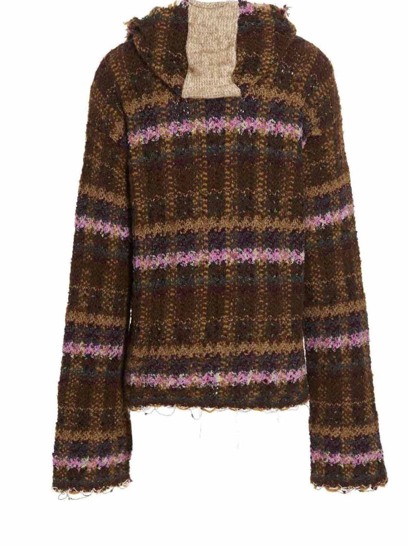 Vitelli Knitted Giant' Hooded Sweater