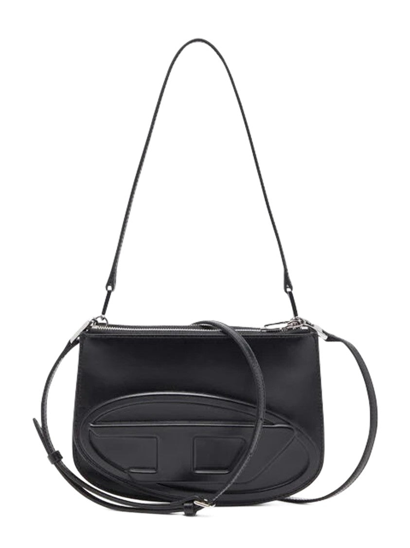 Diesel Elegant Rectangular Handbag With Distinctive Oval Design