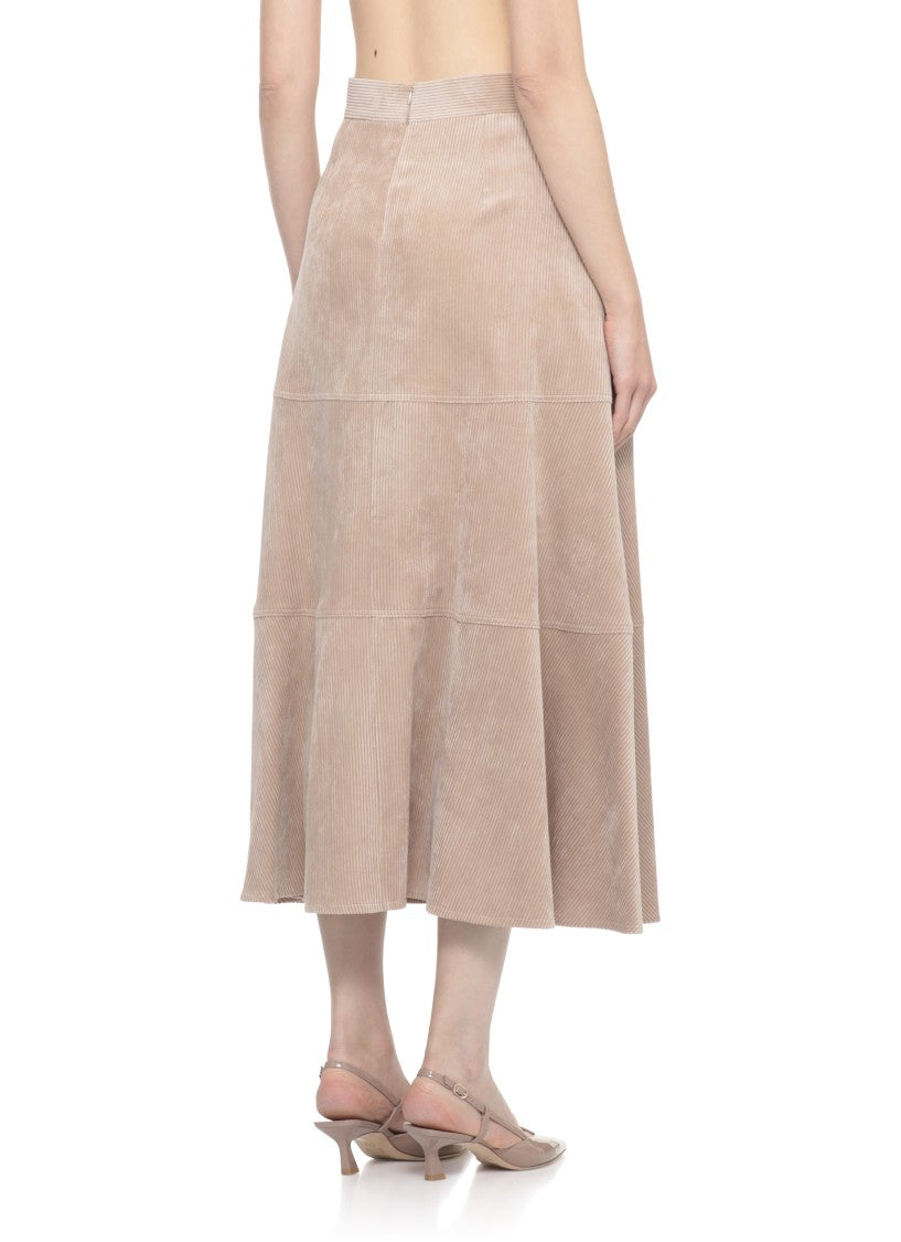 D. Exterior Corduroy Skirt