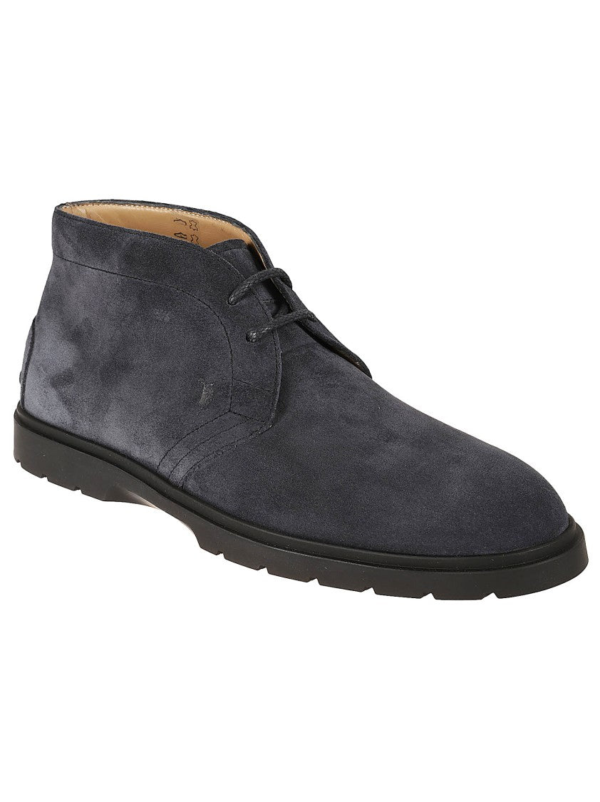 Tod's Suede Calfskin Flat Shoes