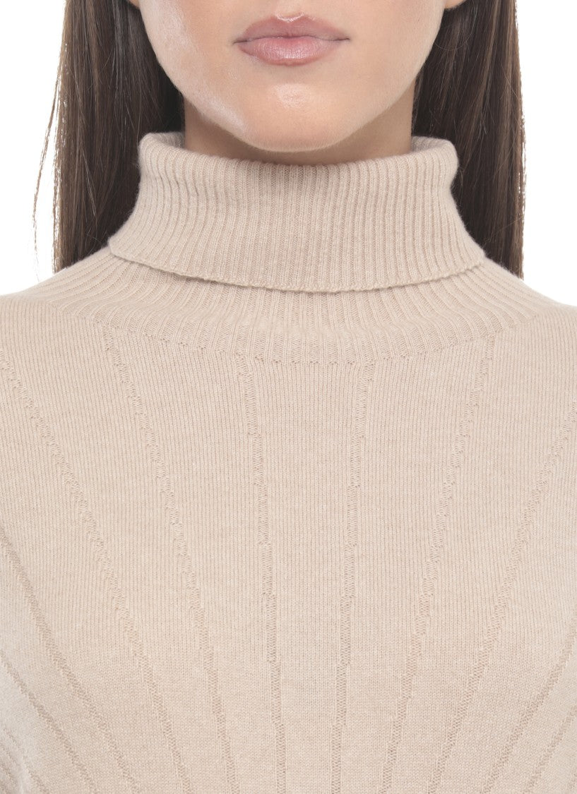 D. Exterior Beige Cashmere Blend Sweater