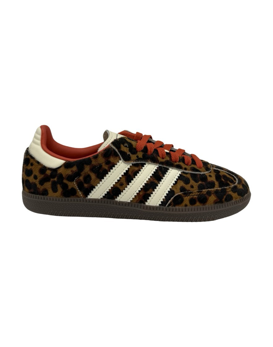 Adidas Originals Samba Leo Leopard Print Low-Top Sneakers