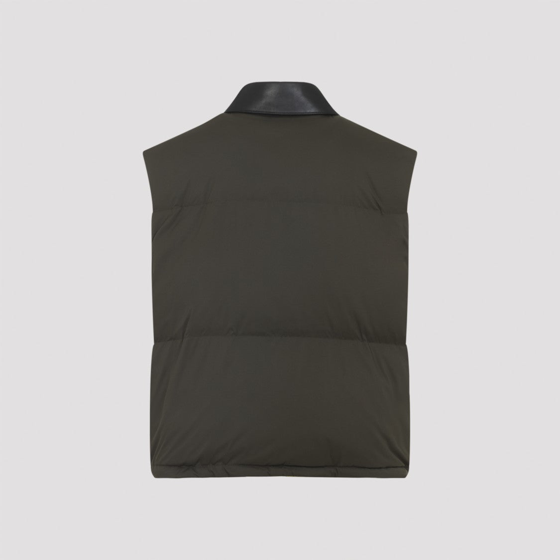 Miu Miu Sleeveless Padded Jacket With Smooth Collar