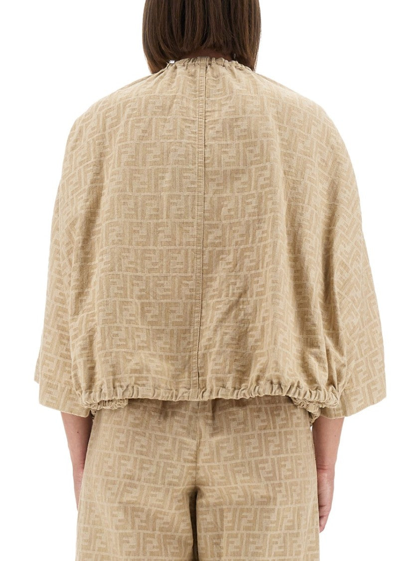 Fendi Ff Chambray Jacket