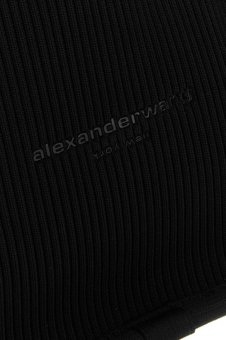 Alexander Wang Structured Black Bag With Smooth Texture And Clean Lines