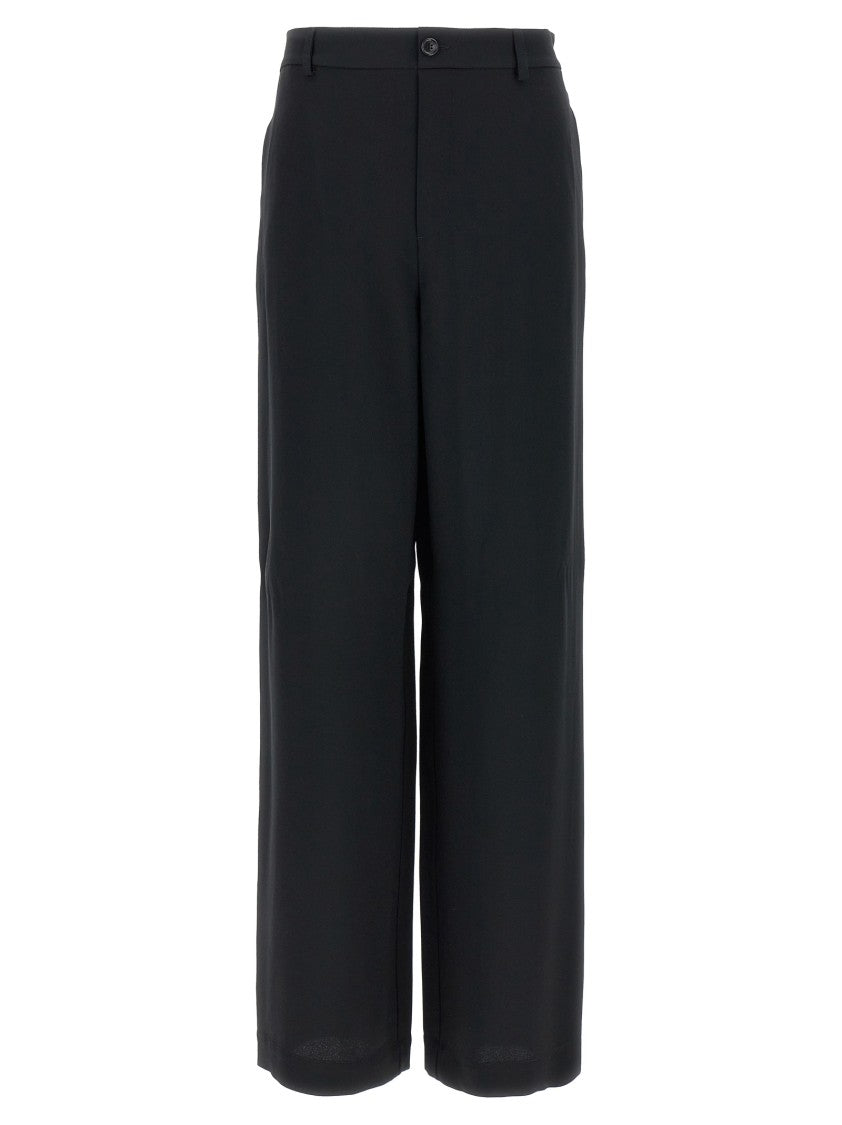 Moschino Wide-Leg Acetate Blend Trousers With Comfort