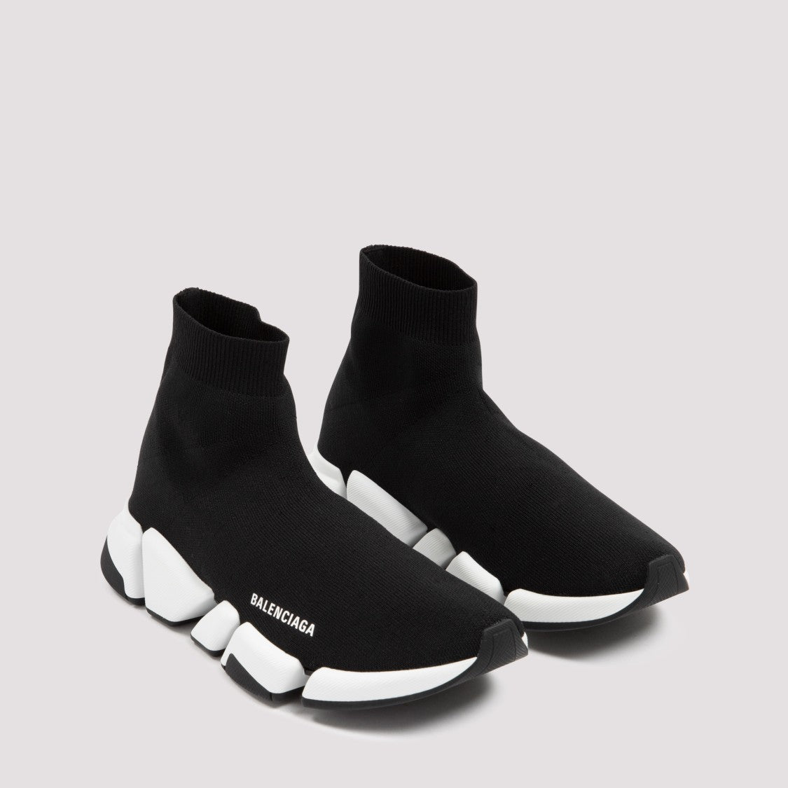 Balenciaga Black Technical 3D Recycled Knit Speed 2.0 Sneakers
