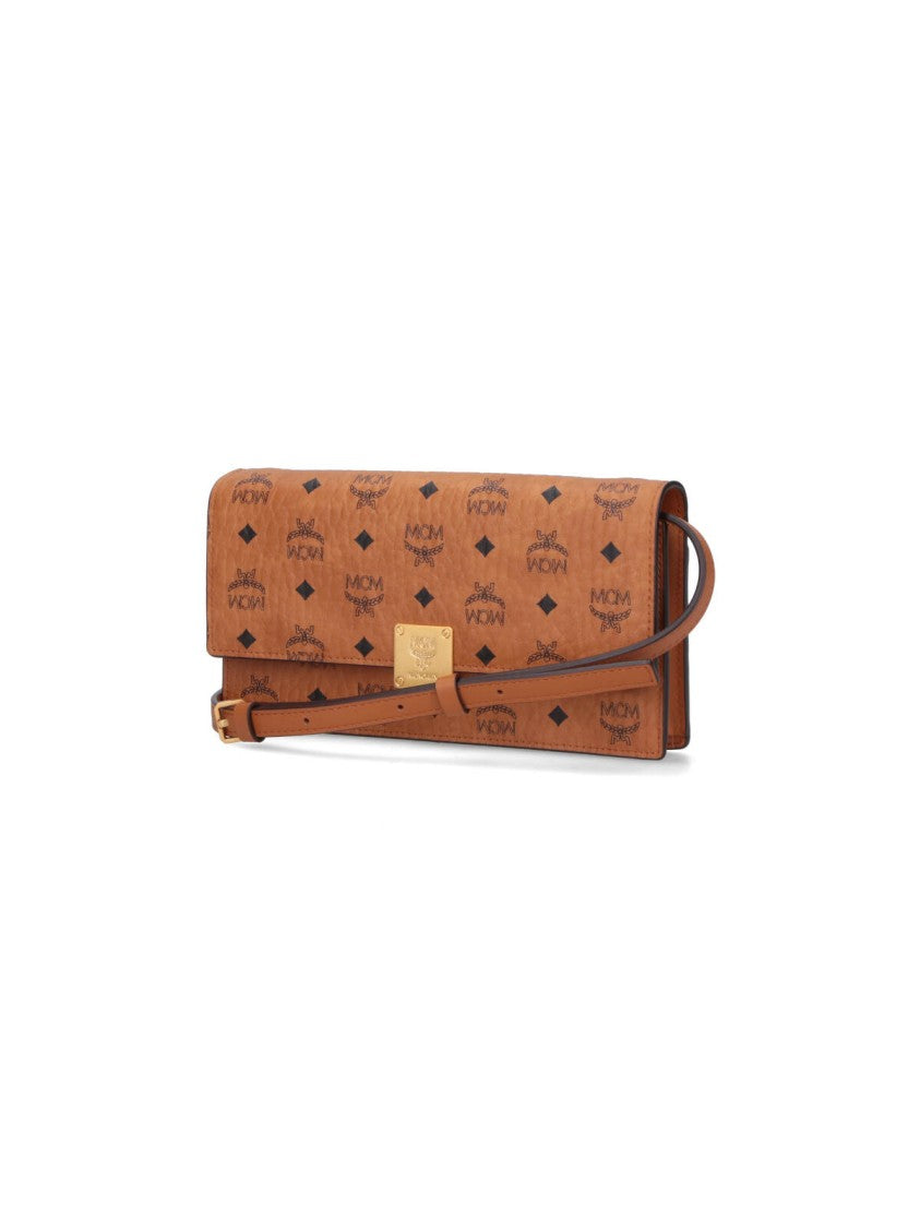 Mcm Large Wallet With Adjustable Shoulder Strap